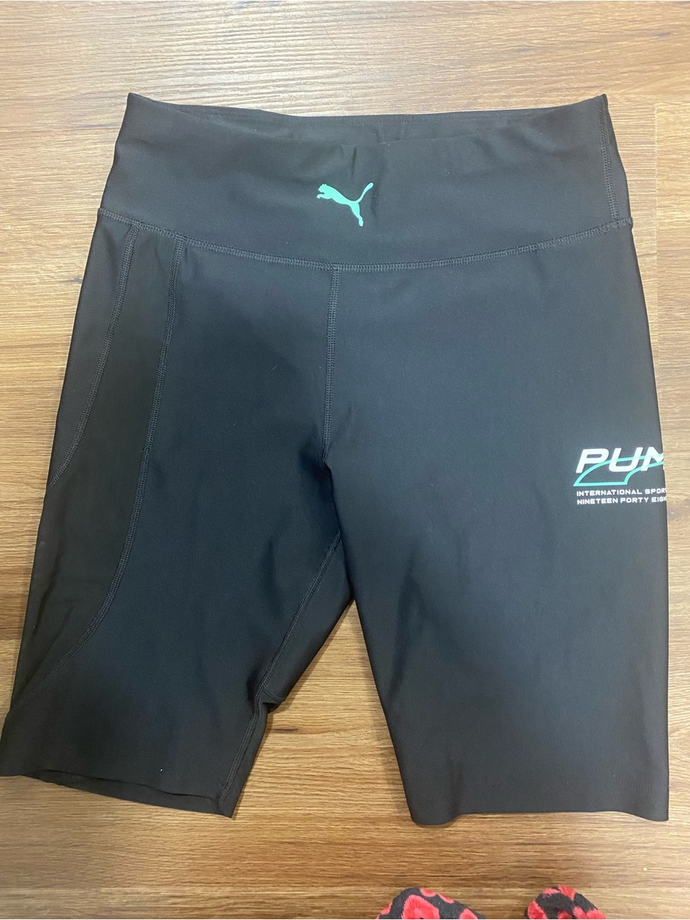 Puma black bike shorts